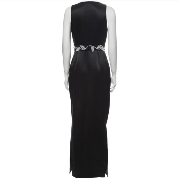 Raoul NWOT Black Embellished Waistband Dress